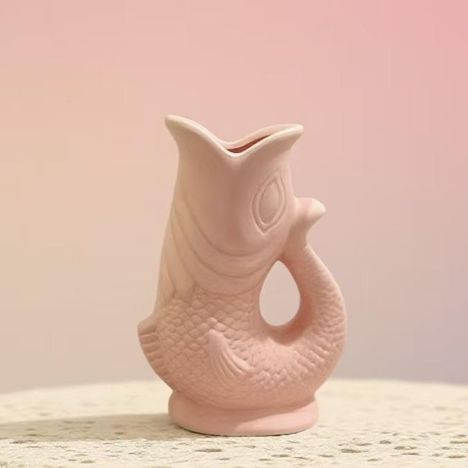 Creative Fish Mouth Vase Ceramic Goldfish Koi Vase Simple Wine Changer Hydroponic Living Room Decor
Creative Fish Mouth Vase Ceramic Goldfish Koi Vase Simple Wine Changer Hydroponic Living Room Decor