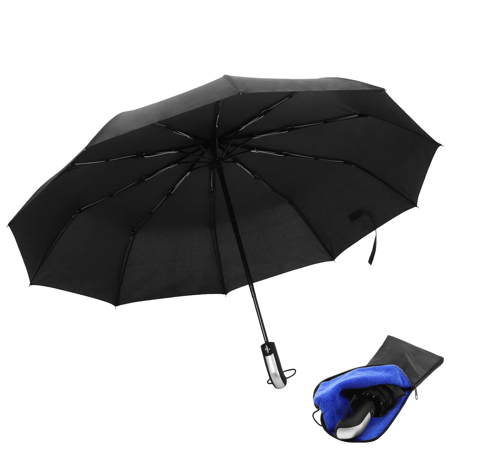 Revolt Folding Automatic Folding 10 Super Water Super Water Absorbent Umbrella with Cover Day Exchange Umbrella, Open/Close, Umbrella, Ribs,
Revolt Folding Automatic Folding 10 Super Water Super Water Absorbent Umbrella with Cover Day Exchange Umbrella, Open/Close, Umbrella, Ribs,