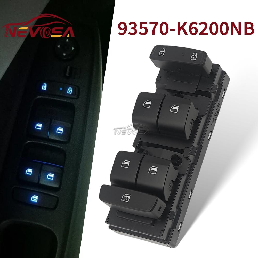 Front Left Driver For Hyundai Grand I10 -2025 93571K6200NNB Electric Master Power Window Control Switch Glass Lifter Button No Auto Function
Front Left Driver For Hyundai Grand I10 -2025 93571K6200NNB Electric Master Power Window Control Switch Glass Lifter Button No Auto Function