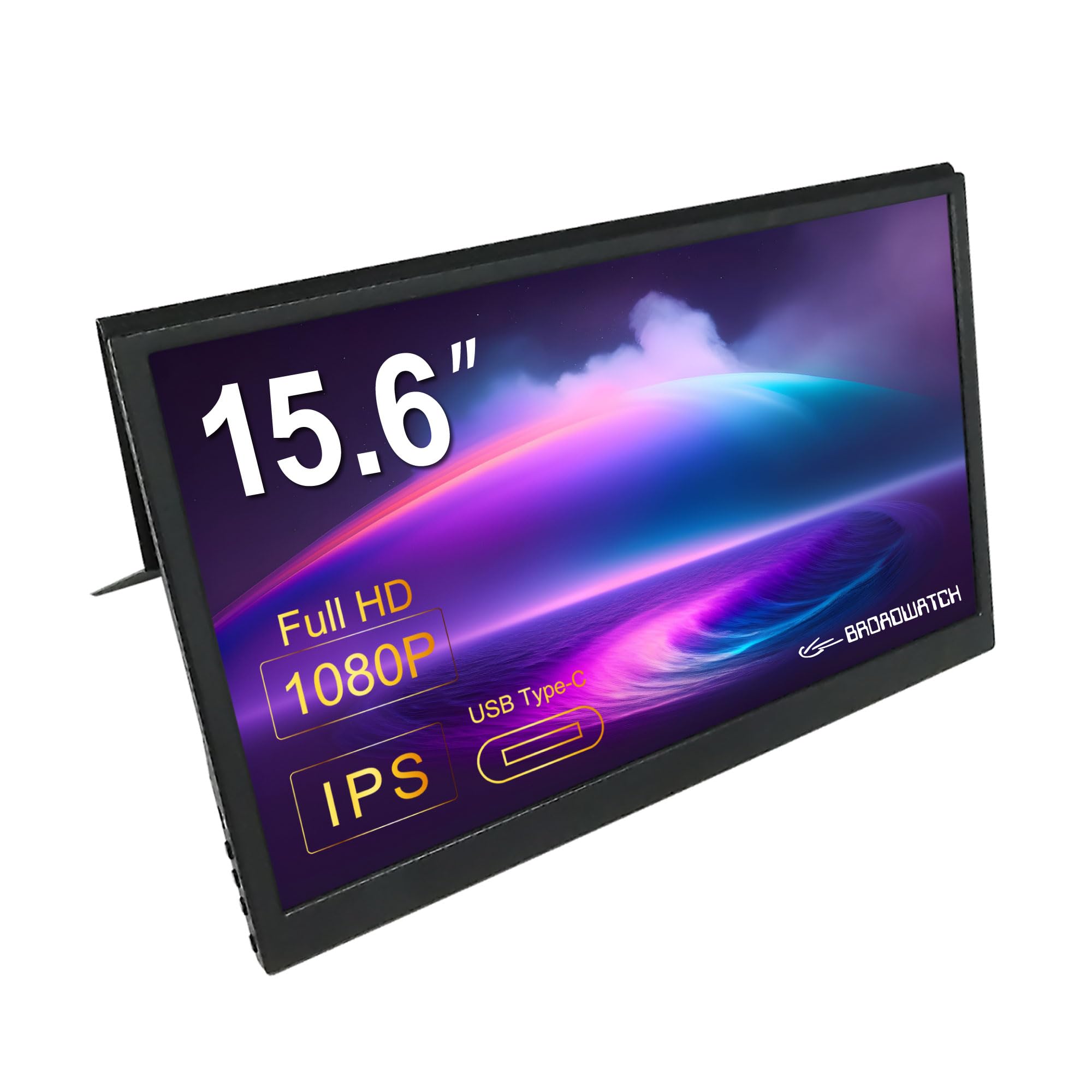 Мобільний монітор Broadwatch дюймовий TFT LCD IPS Mini HDMI USB Динамік Full High Definition Перемикач PS5 Дисплей ПК Смартфон Портативний монітор Синє світло
Мобільний монітор Broadwatch дюймовий TFT LCD IPS Mini HDMI USB Динамік Full High Definition Перемикач PS5 Дисплей ПК Смартфон Портативний монітор Синє світло