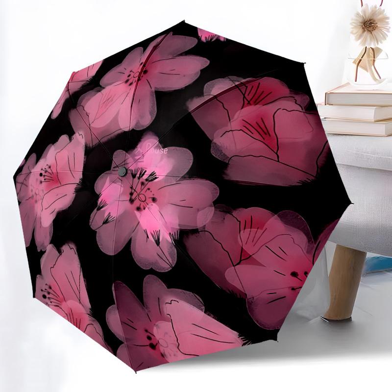 1pc Automatic Open/Close Umbrella with Floral Pattern - Compact Folding Parasol, Sturdy 8-Rib Shaft, Windproof & High Quality (as the picture,Iron&8K)
1pc Automatic Open/Close Umbrella with Floral Pattern - Compact Folding Parasol, Sturdy 8-Rib Shaft, Windproof & High Quality (as the picture,Iron&8K)