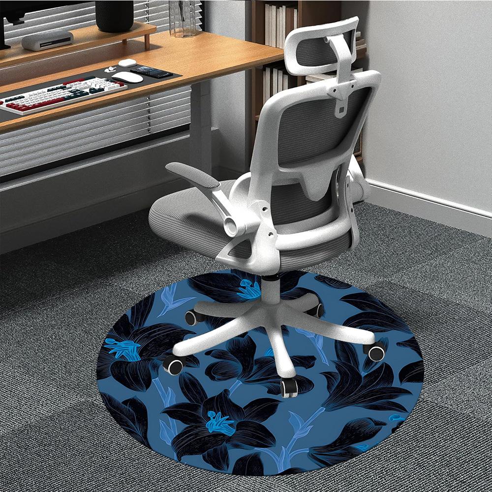 1PC Midnight Lily Pattern Chair Carpet for Office, Indoor Non-Slip Washable Carpet, Soft Comfortable Mat For Office Room yy250930179 80cm by 80cm
1PC Midnight Lily Pattern Chair Carpet for Office, Indoor Non-Slip Washable Carpet, Soft Comfortable Mat For Office Room yy250930179 80cm by 80cm