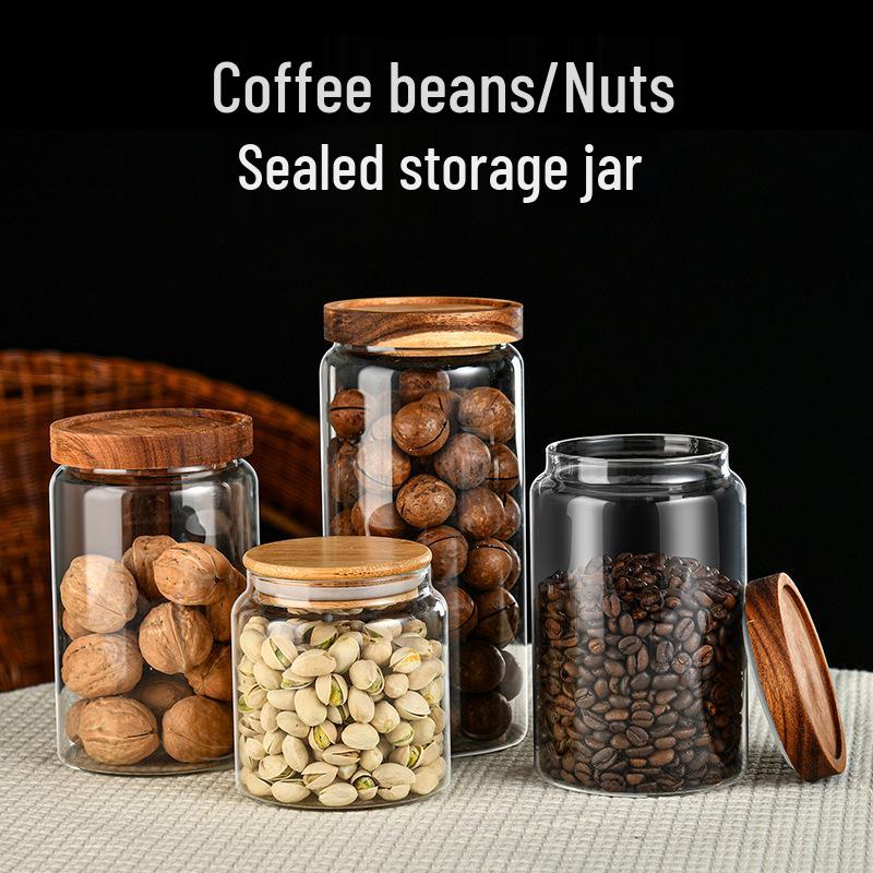 Custom Sealed Glass Storage Jar for Coffee Beans, Grains, and Cereals 9.5cm*10cm Bamboo Lid 500ml
Custom Sealed Glass Storage Jar for Coffee Beans, Grains, and Cereals 9.5cm*10cm Bamboo Lid 500ml