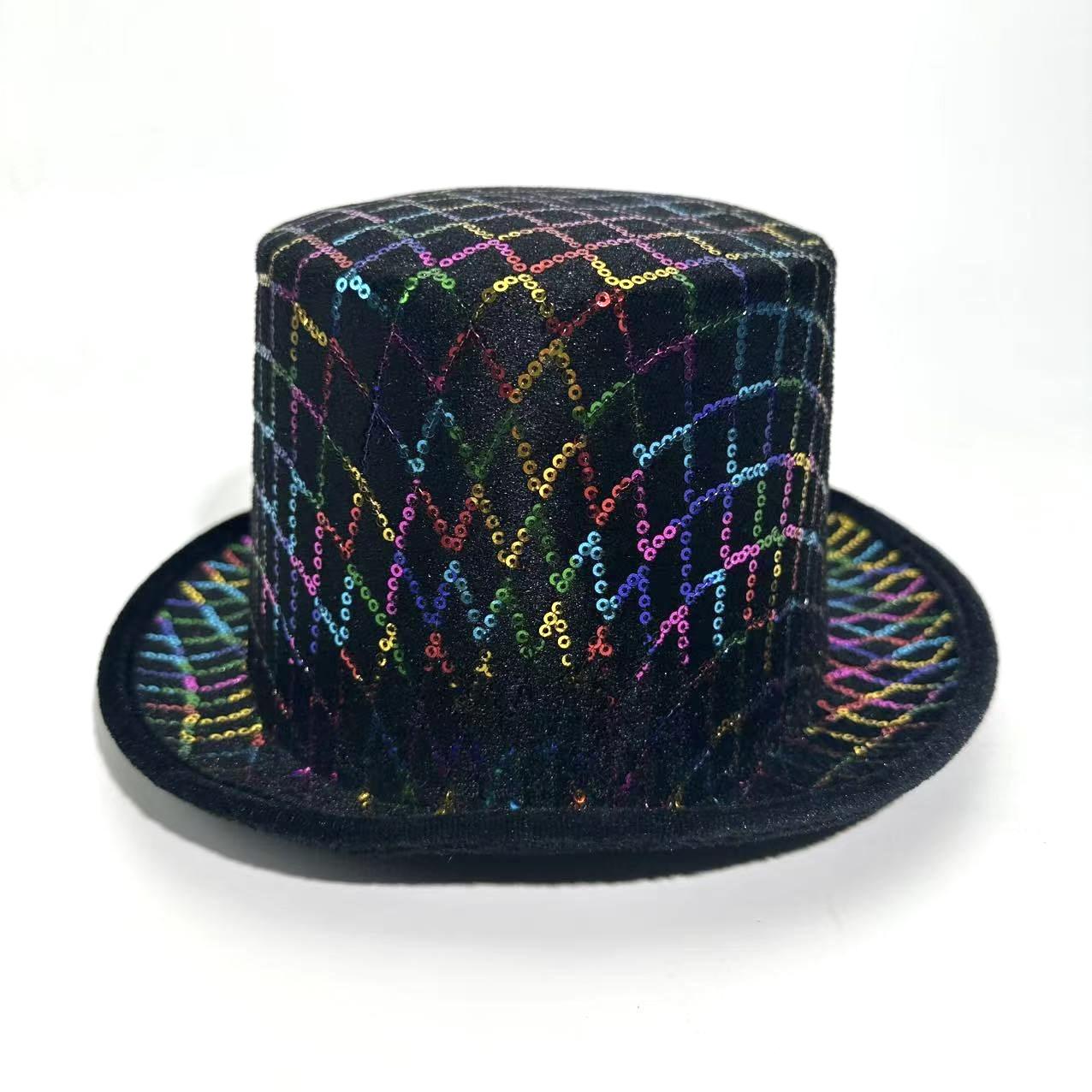 Flat Top Top Hat Men S High-End Sequined Jazz Hat Women S Party Performance Hat Men S Spring Sun Hat M(56-58cm)
Flat Top Top Hat Men S High-End Sequined Jazz Hat Women S Party Performance Hat Men S Spring Sun Hat M(56-58cm)