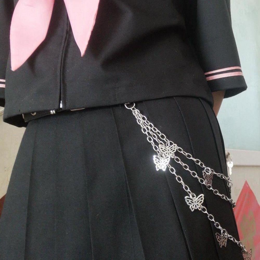 Design PU Leather Solid Color Adjustable Waistband Waist Chain Metal Buckle Belt Women Waist Belt Butterfly Chain
Design PU Leather Solid Color Adjustable Waistband Waist Chain Metal Buckle Belt Women Waist Belt Butterfly Chain