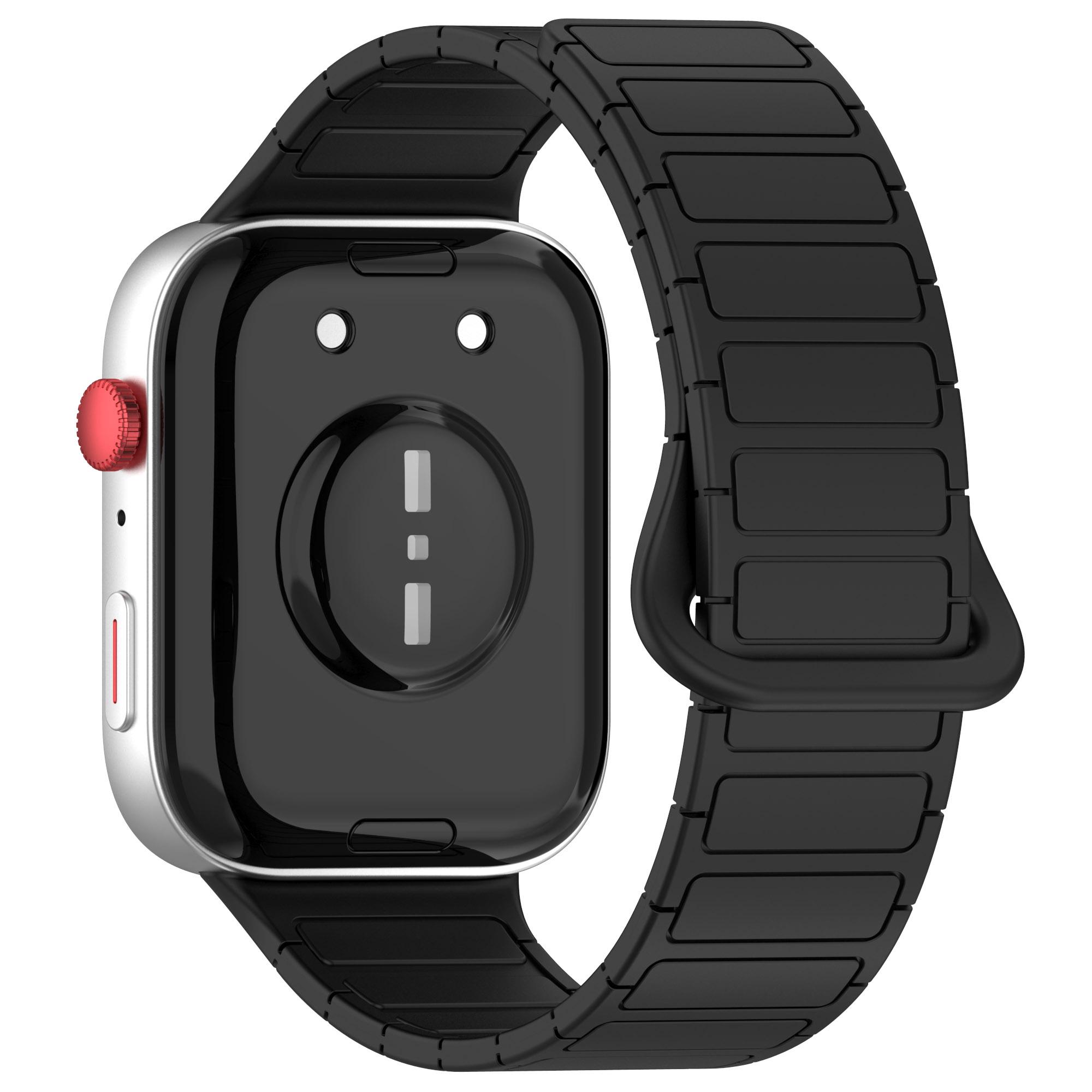 For Huawei Watch Fit 3 Dual Color Replacement Band Magnetic Silicone Watch Strap Black
For Huawei Watch Fit 3 Dual Color Replacement Band Magnetic Silicone Watch Strap Black