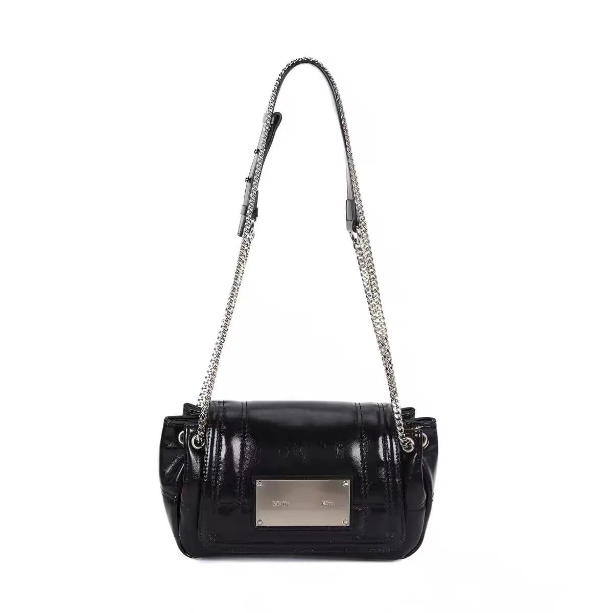 Small and Niche Design, Metal Tag Chain Crossbody Bag, Underarm Bag чёрный
Small and Niche Design, Metal Tag Chain Crossbody Bag, Underarm Bag чёрный