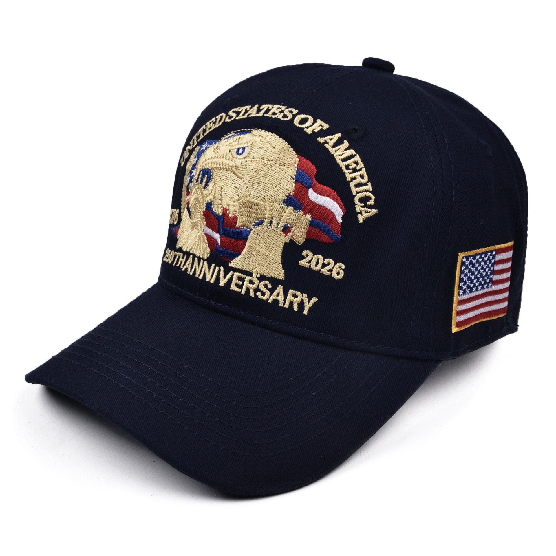 USA 250th Anniversary Baseball Cap - Eagle & Liberty Design, Embroidery Hat for Men Women, Adjustable Adjustable& 8Y темно-синього кольору
USA 250th Anniversary Baseball Cap - Eagle & Liberty Design, Embroidery Hat for Men Women, Adjustable Adjustable& 8Y темно-синього кольору