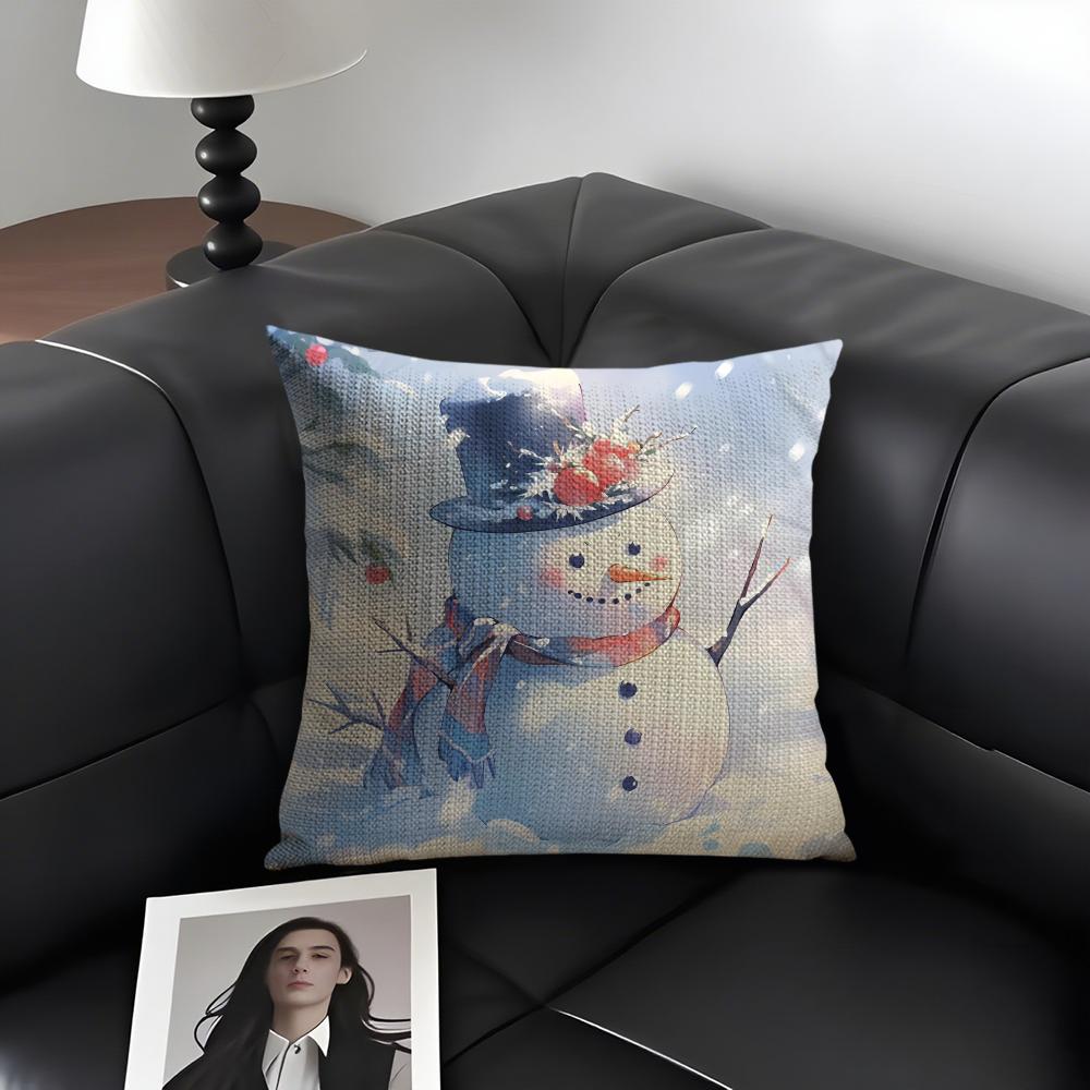 Snowman Cute Cushion Cover Natural Linen Organic Fabric DoubleSided Printing Sofa Home Decor Gift Pillow Case 30x30cm
Snowman Cute Cushion Cover Natural Linen Organic Fabric DoubleSided Printing Sofa Home Decor Gift Pillow Case 30x30cm