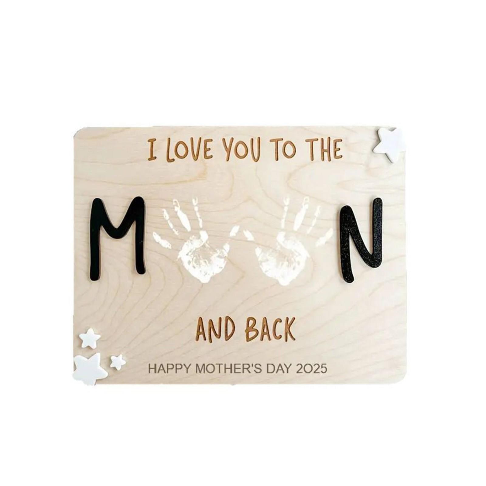 Home Decor, Mother s Day Wooden Plaque DIY Handprint Souvenir Decoration
Home Decor, Mother s Day Wooden Plaque DIY Handprint Souvenir Decoration