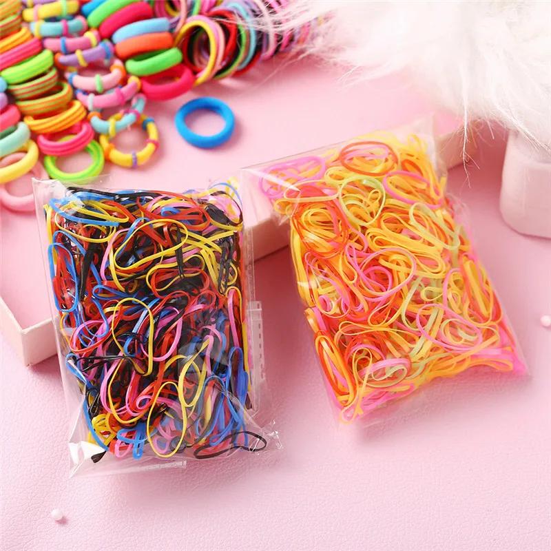 Girls Colorful Hair Bands Set Nylon Elastic Rubber Accessories Children Ponytail Holder Scrunchies Baby Cute Headband
Girls Colorful Hair Bands Set Nylon Elastic Rubber Accessories Children Ponytail Holder Scrunchies Baby Cute Headband