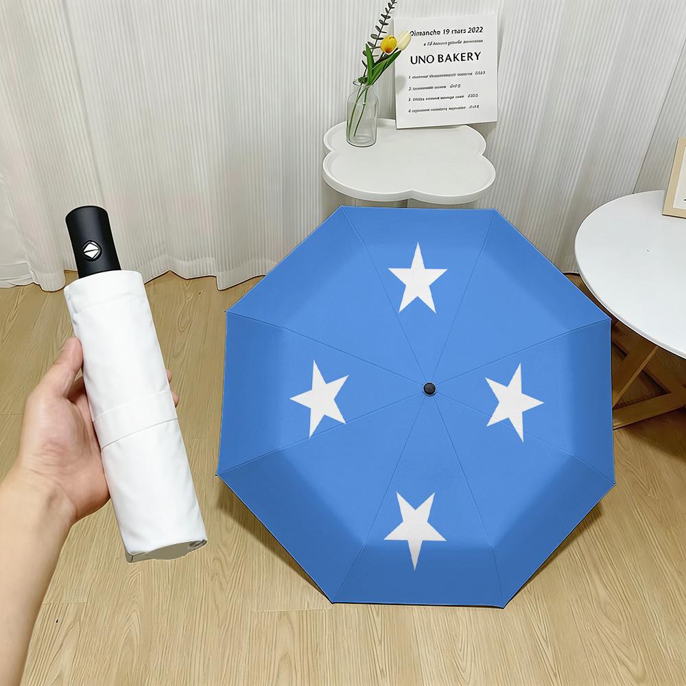 Federated States of Micronesia National Flag Light Blue Background Four White Stars Print Auto Folding Umbrella Waterproof Windp (as the picture,Iron&8K)
Federated States of Micronesia National Flag Light Blue Background Four White Stars Print Auto Folding Umbrella Waterproof Windp (as the picture,Iron&8K)