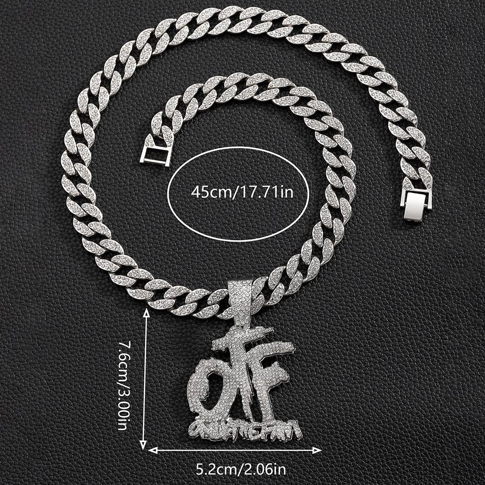 Hip Hop Open Style Alloy Pendant Necklace for Men Women - Glow in Dark Party Chain,Night Club Dancing Gothic Unisex Jewelry Gift Silver-18Cuban Chain
Hip Hop Open Style Alloy Pendant Necklace for Men Women - Glow in Dark Party Chain,Night Club Dancing Gothic Unisex Jewelry Gift Silver-18Cuban Chain