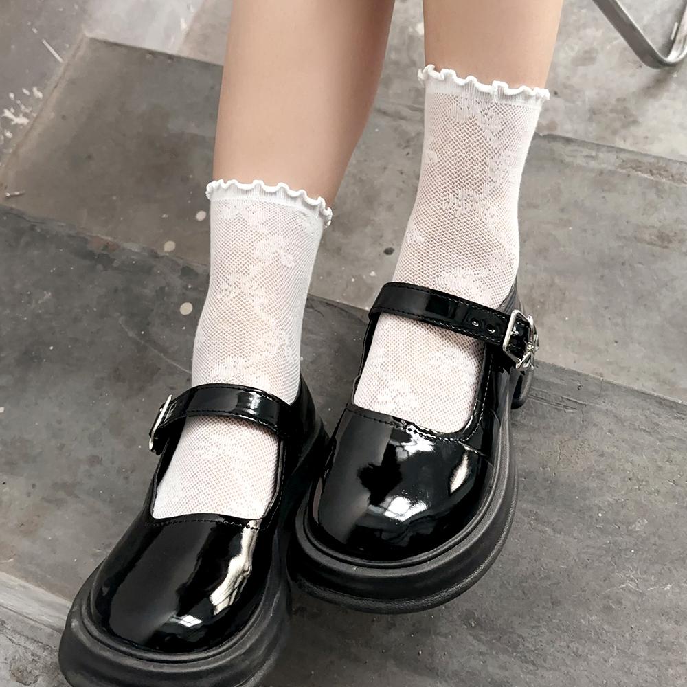 Lolita Spring Summer Fashion Women Socks Lady Long Black White Lace Harajuku Ruffle Casual Sweet Kawaii Floral Breathable Luxury
Lolita Spring Summer Fashion Women Socks Lady Long Black White Lace Harajuku Ruffle Casual Sweet Kawaii Floral Breathable Luxury