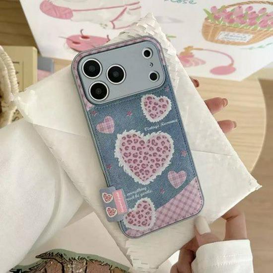 Leopard Heart Leather Denim Texture Phone Case for iPhone 16/15/11 - Compatible with iPhone 17 Pro Max iPhone 15 Pro
Leopard Heart Leather Denim Texture Phone Case for iPhone 16/15/11 - Compatible with iPhone 17 Pro Max iPhone 15 Pro
