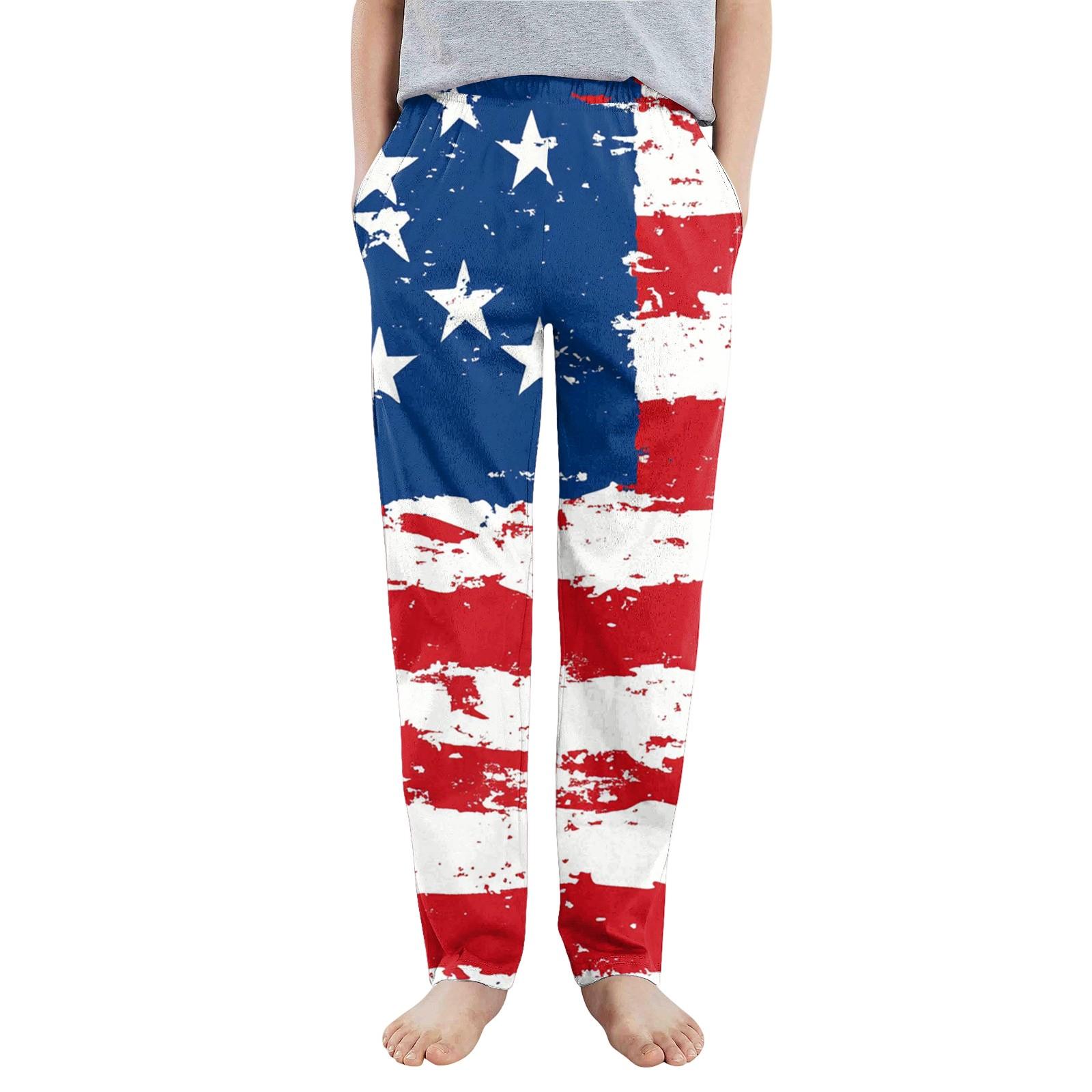 Children Boys Girls Sports Independence Day Printed Pocket Casual Sports Pants 110 білий
Children Boys Girls Sports Independence Day Printed Pocket Casual Sports Pants 110 білий