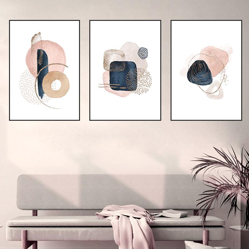 Abstract Geometric Canvas Painting Golden Lines Pink Blue Posters And Prints Modern Wall Art Pictures Bedroom Home Decor JH002
Abstract Geometric Canvas Painting Golden Lines Pink Blue Posters And Prints Modern Wall Art Pictures Bedroom Home Decor JH002