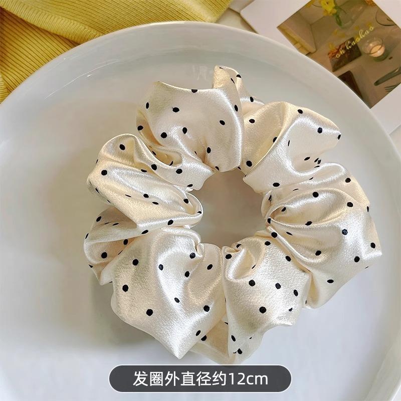 New Polka Dot White Scrunchies 12cm Large Hair Bands Female Elegant Black Hair Rope Ties Kawaii Ponytail Holder Headwear белый
New Polka Dot White Scrunchies 12cm Large Hair Bands Female Elegant Black Hair Rope Ties Kawaii Ponytail Holder Headwear белый