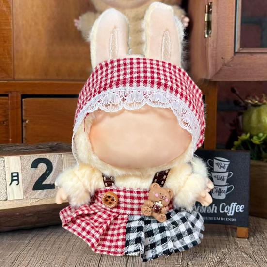 Doll Clothes for 17cm Dolls Easy to Wear Perfect Fit Printed Plush Doll Dress Soft Fabric Doll Outfit M
Doll Clothes for 17cm Dolls Easy to Wear Perfect Fit Printed Plush Doll Dress Soft Fabric Doll Outfit M