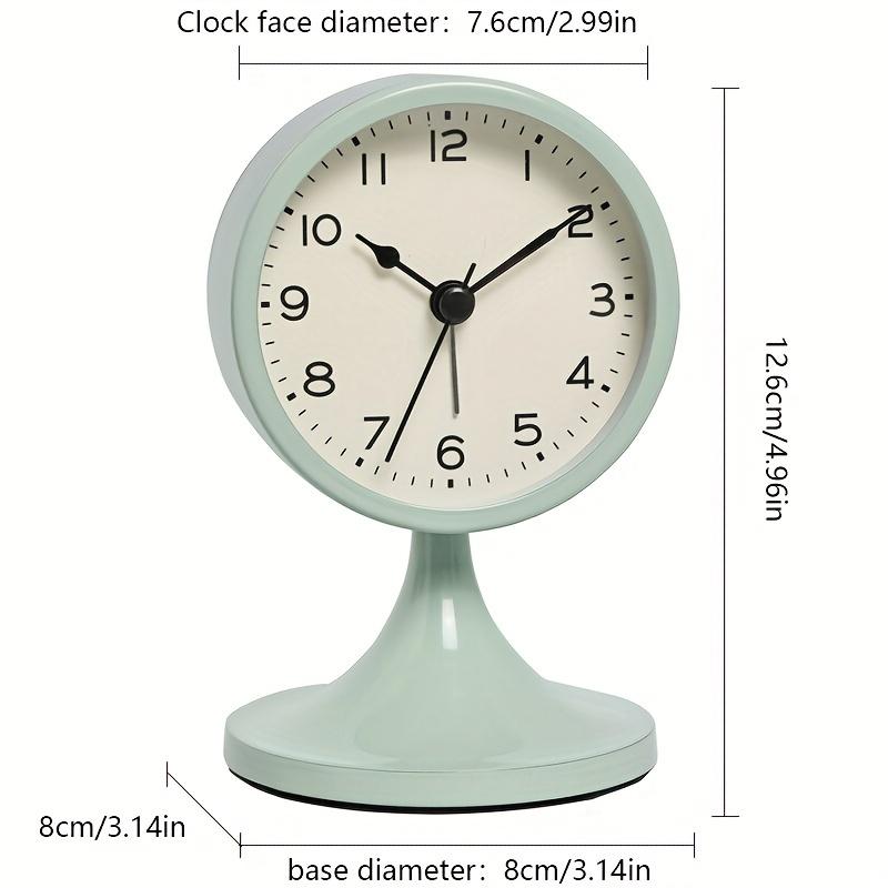 Nordic Metal Round Silent Alarm Clock,Vintage Creative Table Clock with Digital Display,Beep Alarm Arched Crown Shape,Battery Powered with 1AA Battery красный
Nordic Metal Round Silent Alarm Clock,Vintage Creative Table Clock with Digital Display,Beep Alarm Arched Crown Shape,Battery Powered with 1AA Battery красный