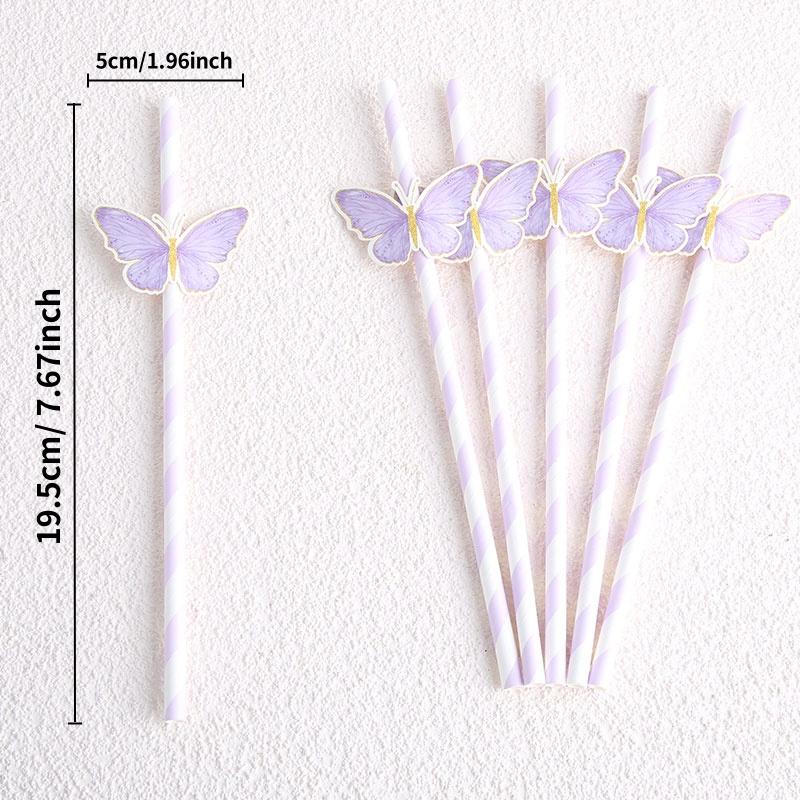 6-24pcs Birthday Straw Butterfly Disposable Wedding Birthday Party Kids Baby Shower Girls Birthday Party Suppiles Decorations 24pcs
6-24pcs Birthday Straw Butterfly Disposable Wedding Birthday Party Kids Baby Shower Girls Birthday Party Suppiles Decorations 24pcs