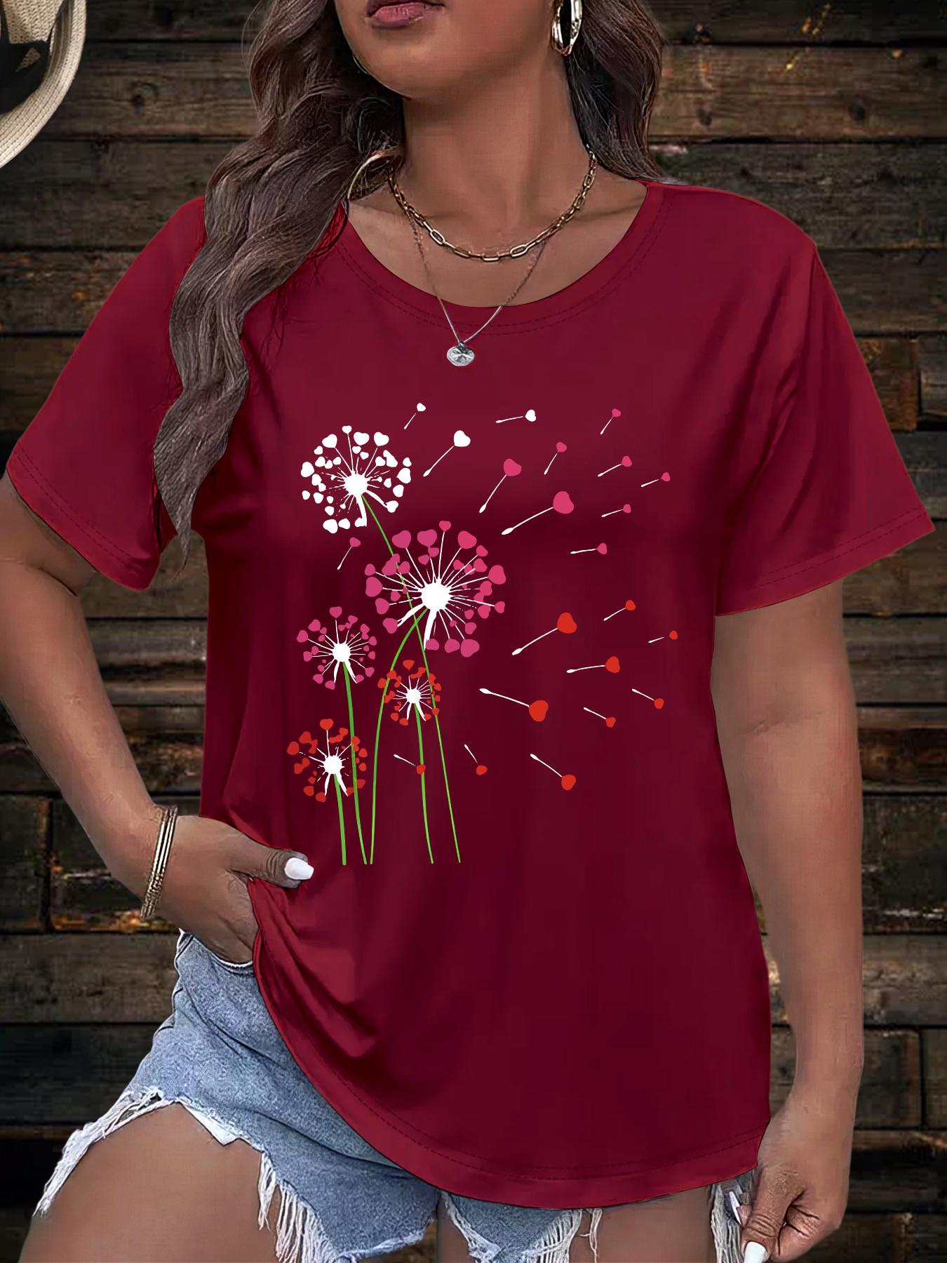 Flower print European and American large size fashionable round neck short-sleeved T-shirt 8XL
Flower print European and American large size fashionable round neck short-sleeved T-shirt 8XL