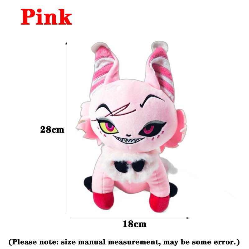 Super Cute Funny Pink Gray Lucifer Morningstar Angel Meow Plush Toys Anime Animation Hazbin Hotel Character Figure Plushie Doll About 28cm рожевий
Super Cute Funny Pink Gray Lucifer Morningstar Angel Meow Plush Toys Anime Animation Hazbin Hotel Character Figure Plushie Doll About 28cm рожевий