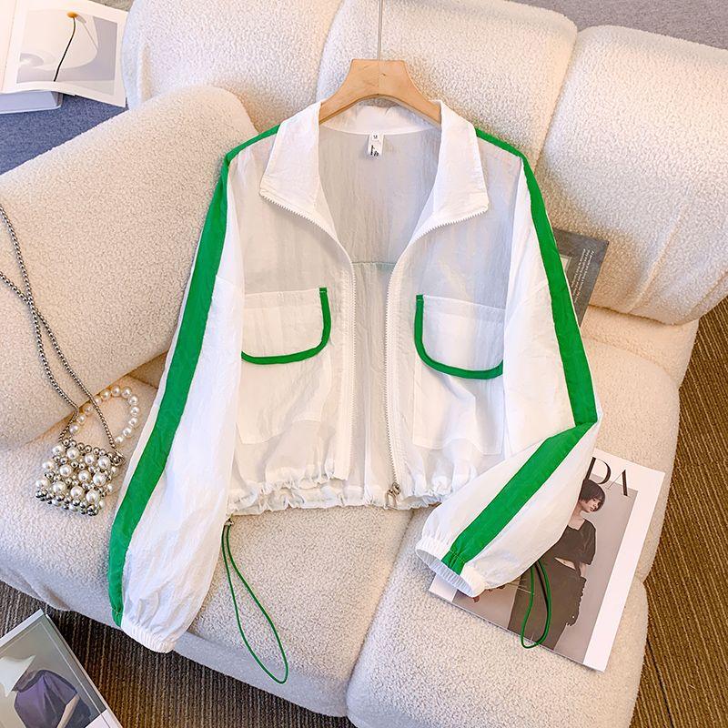 Трендовая солнцезащитная куртка с воротником-стойкой, новая, с высокой талией, солнцезащитная куртка-шорты от УФ-лучей XXL зелёный
Трендовая солнцезащитная куртка с воротником-стойкой, новая, с высокой талией, солнцезащитная куртка-шорты от УФ-лучей XXL зелёный