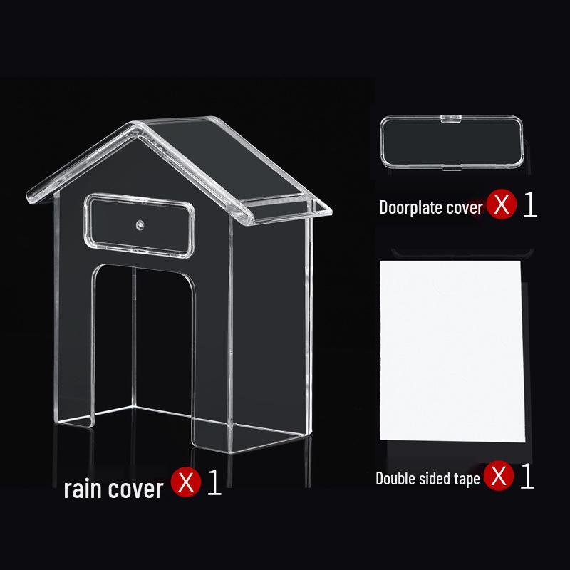 Transparent Waterproof Rain Cover for Wireless Doorbell - Outdoor Sun and Dust Protection
Transparent Waterproof Rain Cover for Wireless Doorbell - Outdoor Sun and Dust Protection