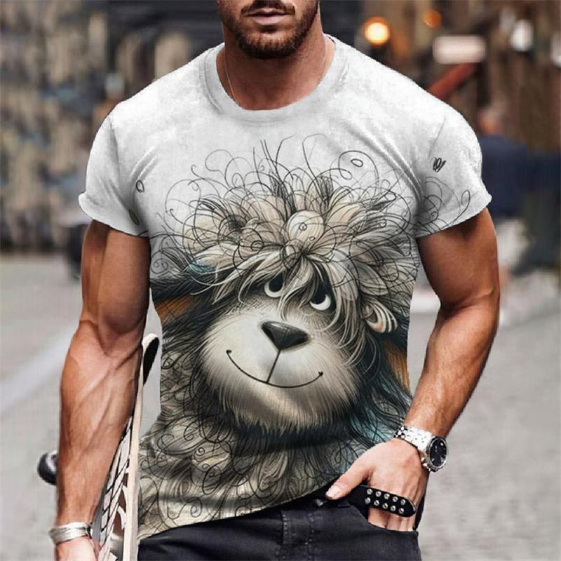 Funny Animal Graphic T-Shirt For Men Cat Chicken 3D Printed Tees Summer Casual Oversized Round Neck Tops T Shirts Short Sleeves 5XL
Funny Animal Graphic T-Shirt For Men Cat Chicken 3D Printed Tees Summer Casual Oversized Round Neck Tops T Shirts Short Sleeves 5XL