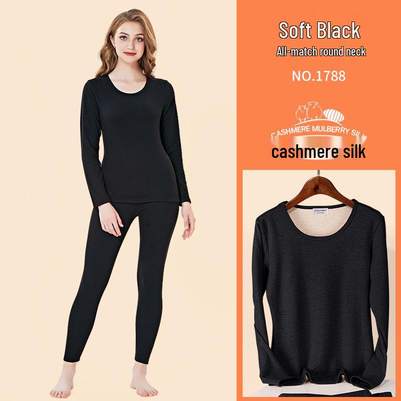 Женский теплый комплект термобелья из кашемира и шелка на флисовой подкладке для осени/зимы - Утепленный для женщин среднего и пожилого возраста XXL: 110-130 lbs
Женский теплый комплект термобелья из кашемира и шелка на флисовой подкладке для осени/зимы - Утепленный для женщин среднего и пожилого возраста XXL: 110-130 lbs