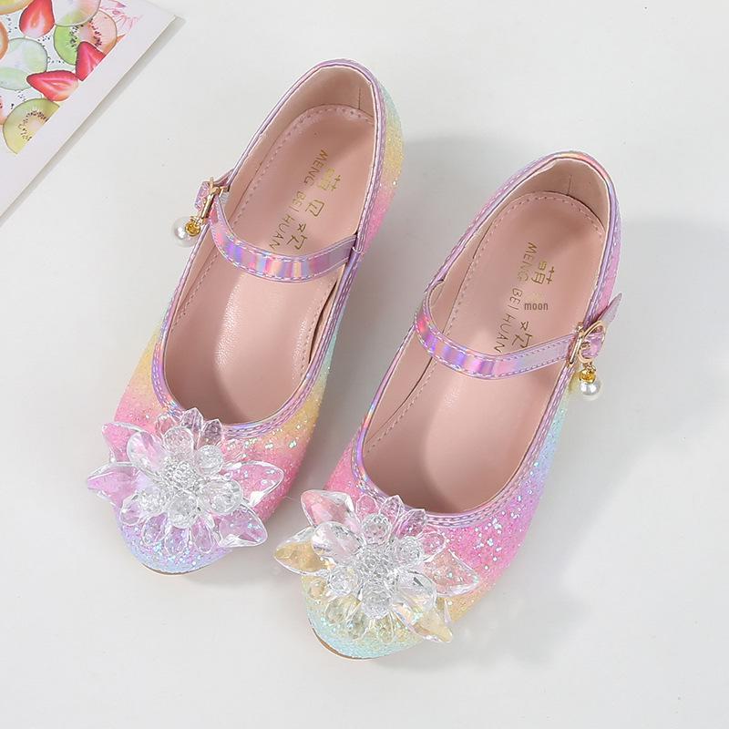 Girls Crystal Leather Heels - Spring/Fall Princess Shoes with Soft Soles for Catwalks 28
Girls Crystal Leather Heels - Spring/Fall Princess Shoes with Soft Soles for Catwalks 28