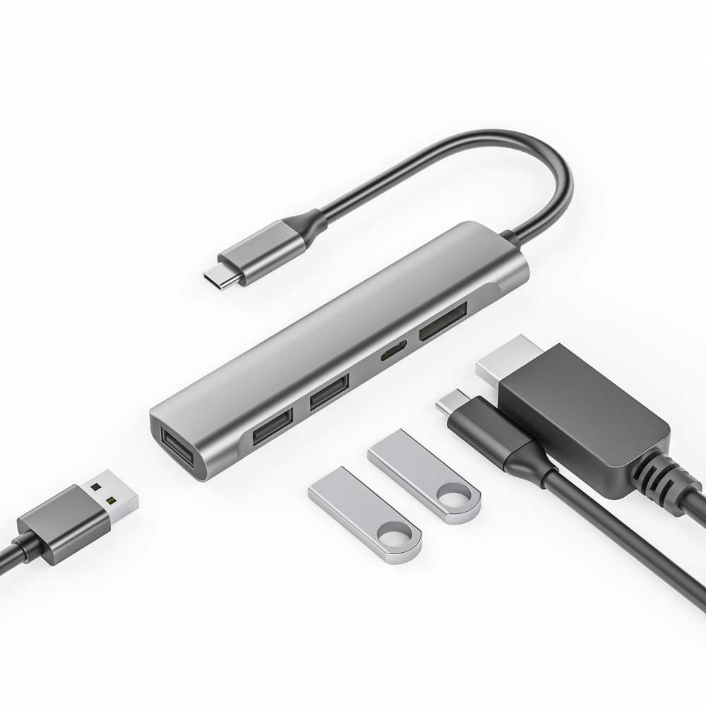 Type-C To PD USB2.0 PD Charging 5 In 1 Docking Station Type C Adapter 5 In 1 USB Hubs USB C Hub серый
Type-C To PD USB2.0 PD Charging 5 In 1 Docking Station Type C Adapter 5 In 1 USB Hubs USB C Hub серый