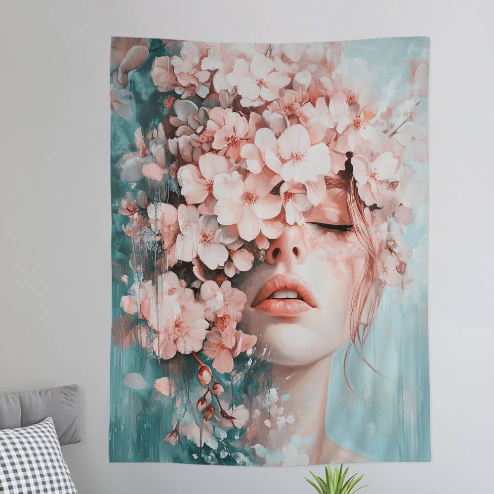 Abstract Flowers Girl Colorful Tapestry Wall Hanging Bohemian Wall Tapestries Mandala Wall Hanging Sheets 74x94cm(29x37in)
Abstract Flowers Girl Colorful Tapestry Wall Hanging Bohemian Wall Tapestries Mandala Wall Hanging Sheets 74x94cm(29x37in)