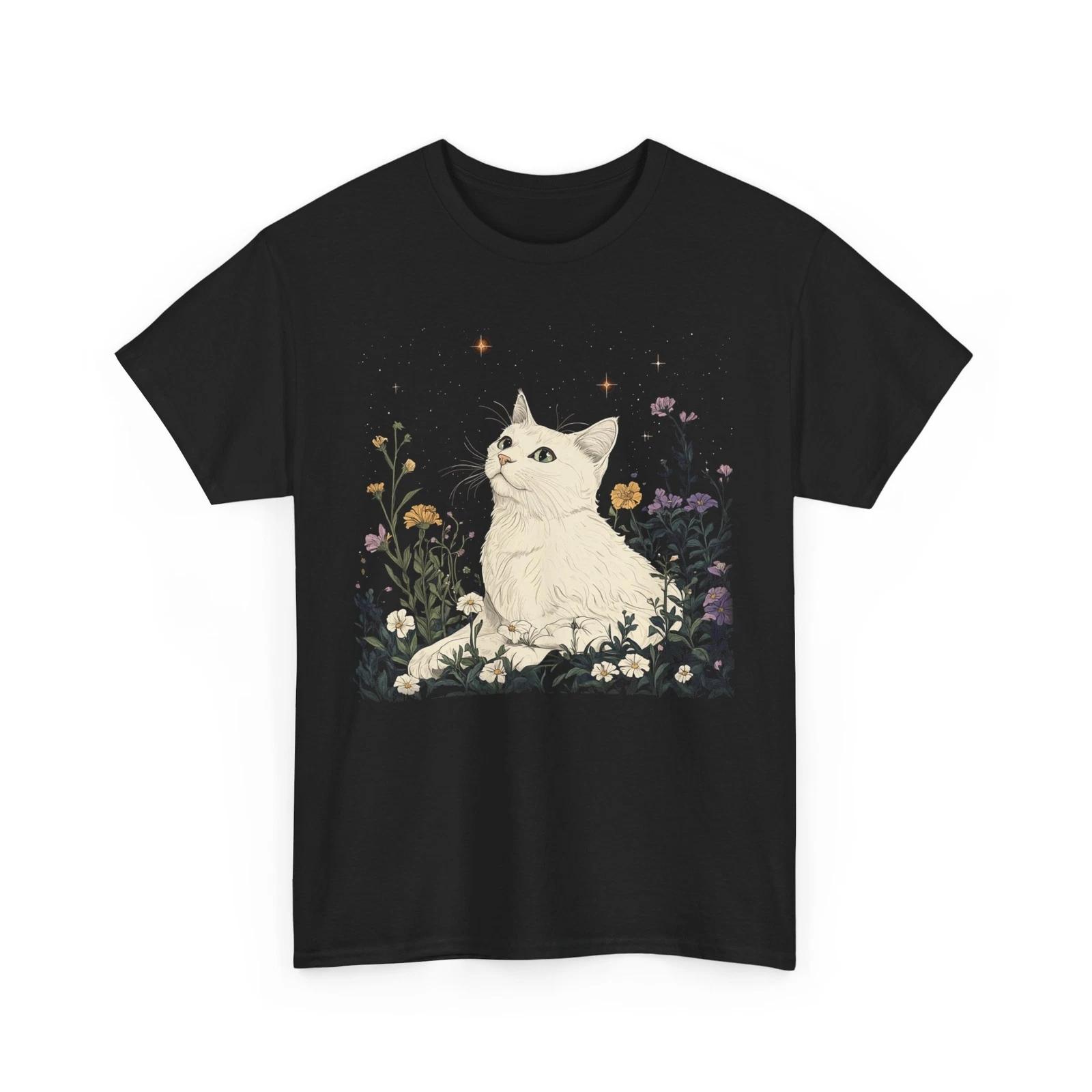 Cat Print T-Shirt for Women & Men – Adorable Funny Graphic Cat Tee M
Cat Print T-Shirt for Women & Men – Adorable Funny Graphic Cat Tee M