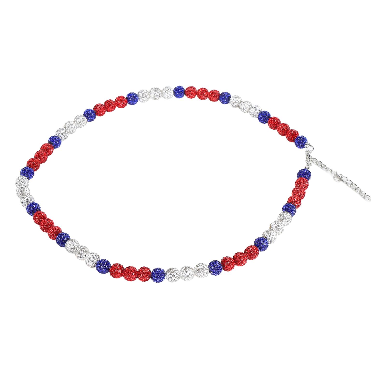 Baseball Necklace Rhinestone Unisex Baseballer Inspired Colorful Bded Necklace for Baseball Players Lovers
Baseball Necklace Rhinestone Unisex Baseballer Inspired Colorful Bded Necklace for Baseball Players Lovers