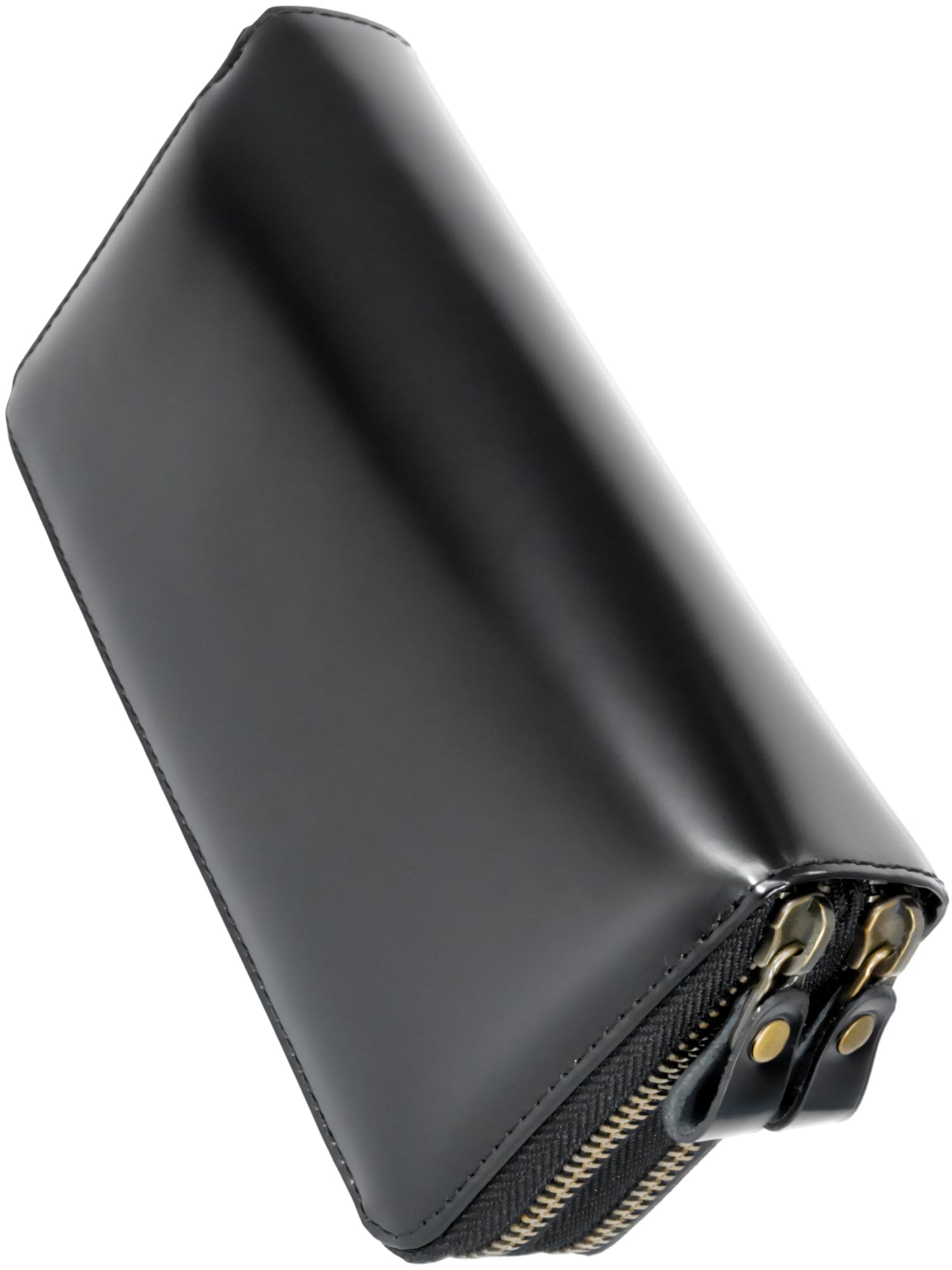 Black Cordovan Leather Horsehide Wallet for Men and Women, Large, Genuine Cowhide Leather, Double Zipper, Coin Purse, Card Holder, Large Capacity,
Black Cordovan Leather Horsehide Wallet for Men and Women, Large, Genuine Cowhide Leather, Double Zipper, Coin Purse, Card Holder, Large Capacity,