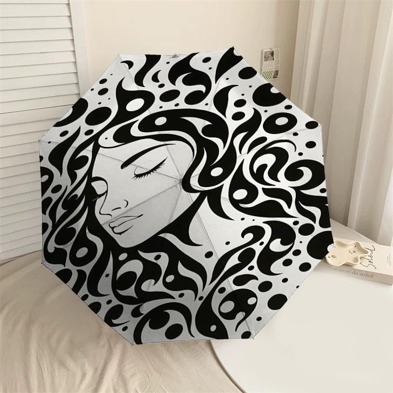 1pc hair pattern Automatic Open/Close Umbrella with Windproof, 8-Rib Sturdy Canopy, Durable Ribs, Fashionable Design1181A
1pc hair pattern Automatic Open/Close Umbrella with Windproof, 8-Rib Sturdy Canopy, Durable Ribs, Fashionable Design1181A
