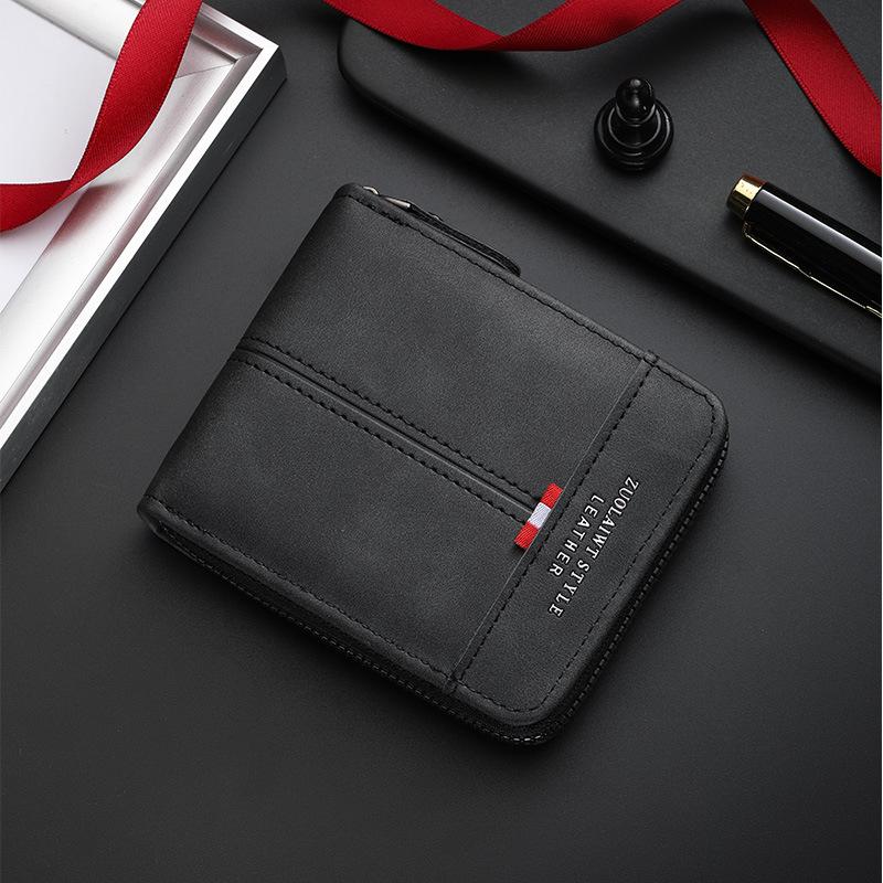 Men s Zipper Short PU Leather Wallet Woven Tape Spliced Leather Vintage Purse Multifunctional and Multi Card ID Money Bag
Men s Zipper Short PU Leather Wallet Woven Tape Spliced Leather Vintage Purse Multifunctional and Multi Card ID Money Bag