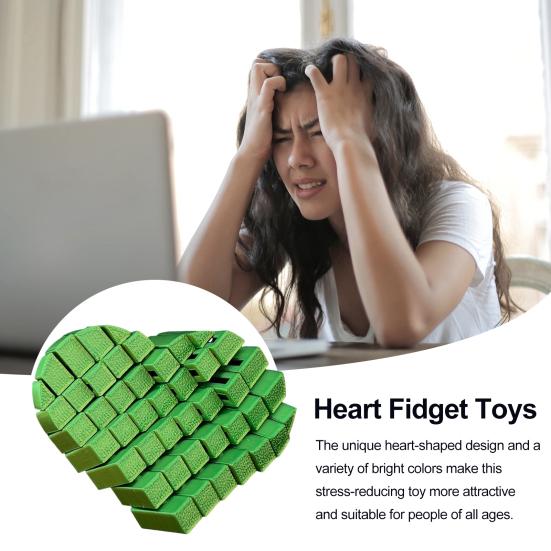 Игрушка-сердце Fidget Toy 3D Printed Pixel Heart Sensory Toy Портативная стресс-игрушка розовый
Игрушка-сердце Fidget Toy 3D Printed Pixel Heart Sensory Toy Портативная стресс-игрушка розовый
