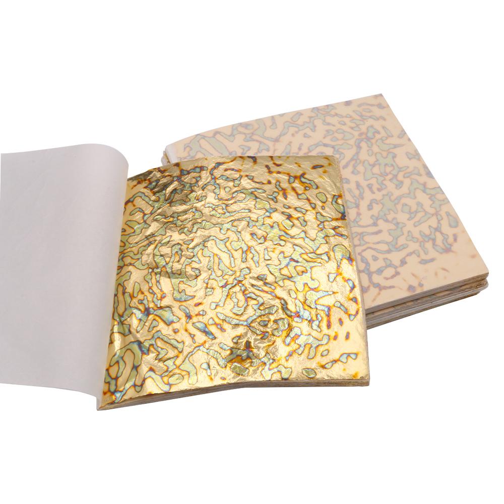 14x14cm Colorful Imitation Gold Leaf Sheet Variegated Gold Foil 50pcs/booklet for Nail Gilding Craft Paper Furniture Decoration
14x14cm Colorful Imitation Gold Leaf Sheet Variegated Gold Foil 50pcs/booklet for Nail Gilding Craft Paper Furniture Decoration