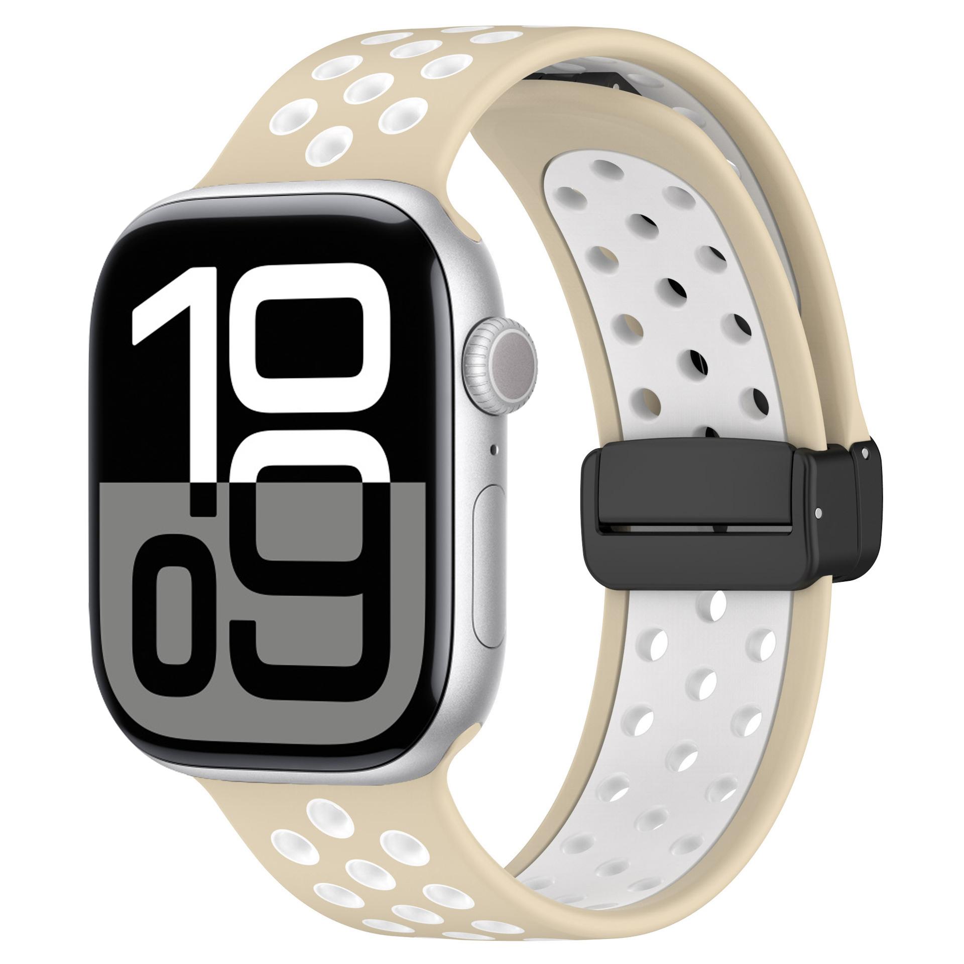 Silicone Strap For Apple Watch band 45mm 41mm 46mm 42mm 44mm 40mm 49mm Magnetic Bracelet iWatch Series 10 9 SE Ultra 2 8 7 6 5 【Series 11/10-42mm】
Silicone Strap For Apple Watch band 45mm 41mm 46mm 42mm 44mm 40mm 49mm Magnetic Bracelet iWatch Series 10 9 SE Ultra 2 8 7 6 5 【Series 11/10-42mm】