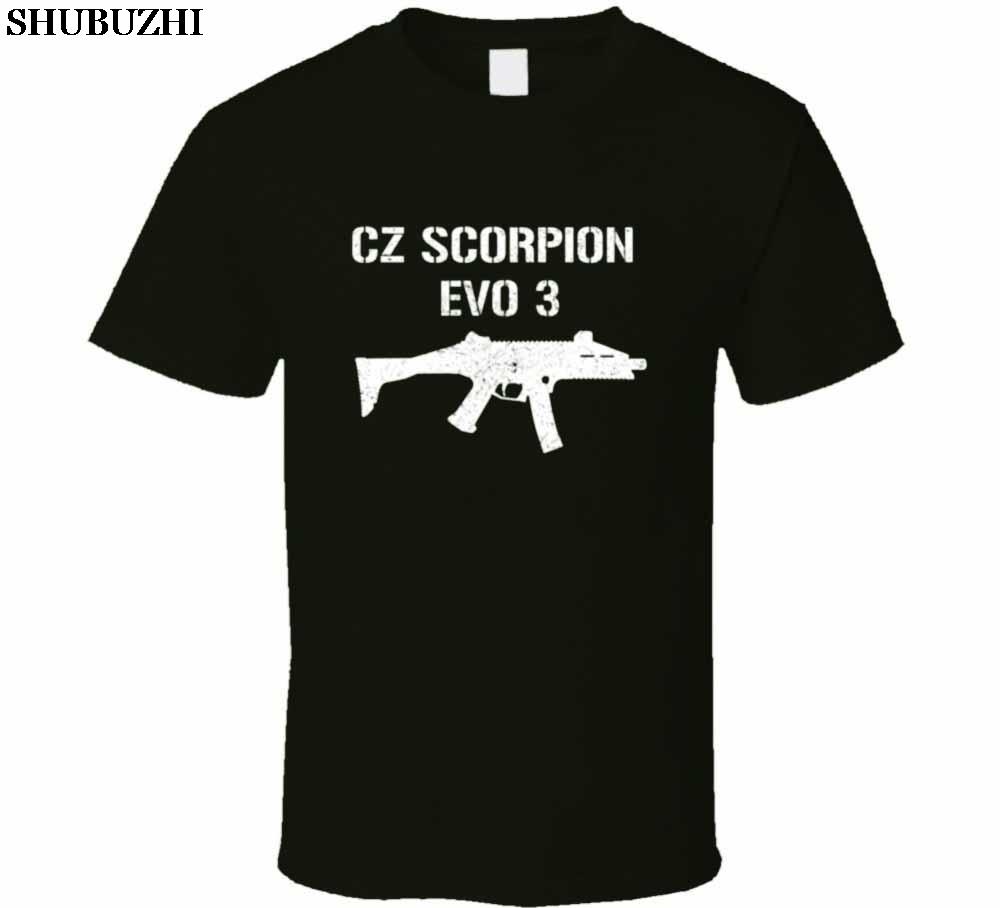 Чешский пистолет-пулемет Scorpion Evo 3 Военная потертая футболка очень популярный стиль Мужская футболка приталенная Хлопок Высококачественная Кино S
Чешский пистолет-пулемет Scorpion Evo 3 Военная потертая футболка очень популярный стиль Мужская футболка приталенная Хлопок Высококачественная Кино S