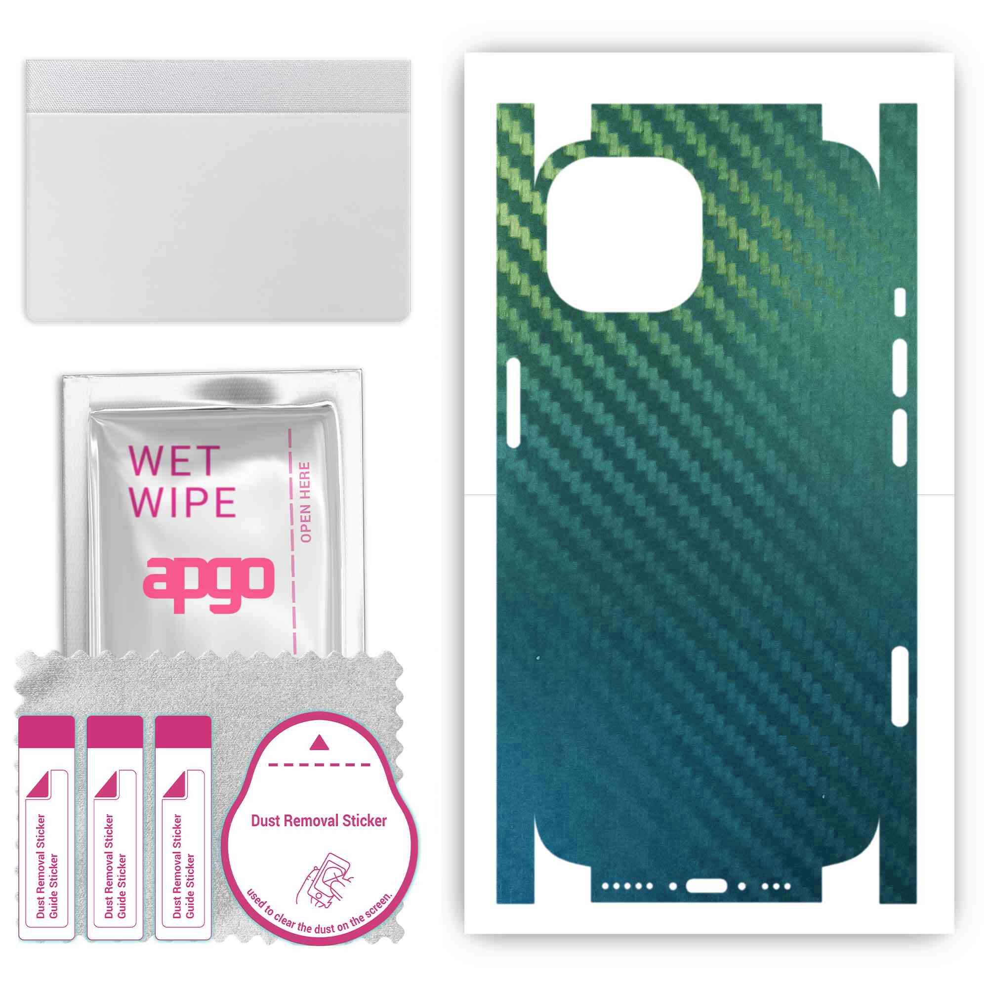Apgo Protective Skin Sticker for the back+sides compatible with Apple iPhone 15, Full Wrap Film, Foil, Vinyl - Pattern Carbon Chameleon CAKA1
Apgo Protective Skin Sticker for the back+sides compatible with Apple iPhone 15, Full Wrap Film, Foil, Vinyl - Pattern Carbon Chameleon CAKA1