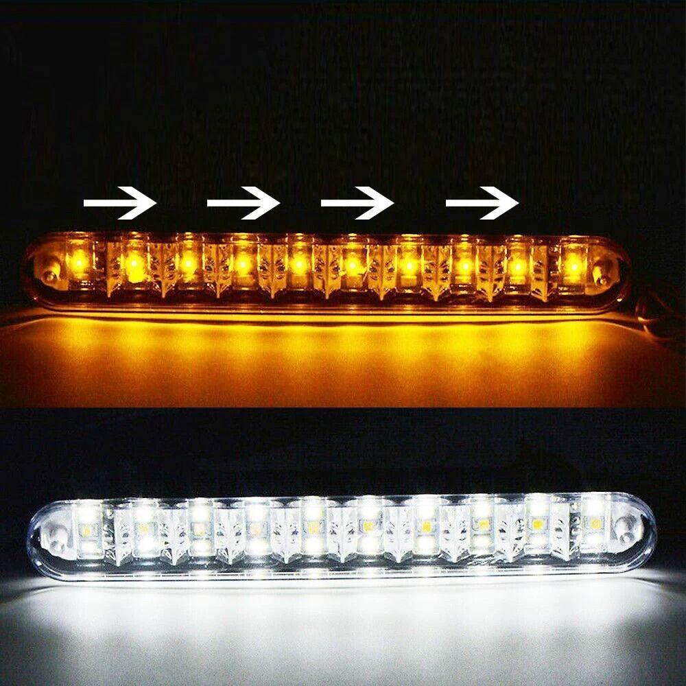 12V LED Daytime Running Light Super Bright Amber Turn Signal LED Strip Kit Daytime Driving
12V LED Daytime Running Light Super Bright Amber Turn Signal LED Strip Kit Daytime Driving
