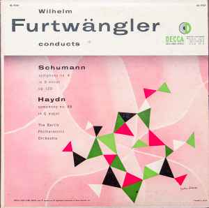 LP Record WILHELM FURTWANGLER CONDUCTS ROBERT - Schumann: Symphony No. 4 In D Minor DL9767 Decca 1954 US Classical Used
LP Record WILHELM FURTWANGLER CONDUCTS ROBERT - Schumann: Symphony No. 4 In D Minor DL9767 Decca 1954 US Classical Used