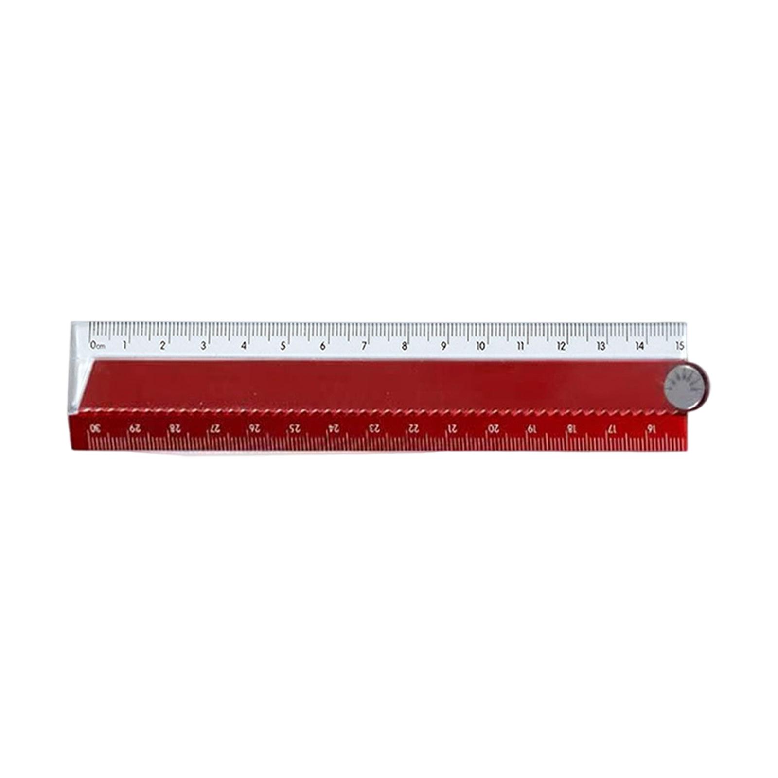 Multipurpose Foldable Ruler For Children 15cm Folded To 30cm Extended Ergonomic Resin Aluminum Straight Ruler красный
Multipurpose Foldable Ruler For Children 15cm Folded To 30cm Extended Ergonomic Resin Aluminum Straight Ruler красный
