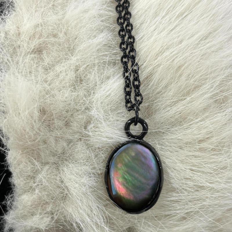Personality Trend Retro Black Geometric Oval Colorful Resin Pendant Necklace for Women Collar Chain Jewelry Accessories Gifts чорний
Personality Trend Retro Black Geometric Oval Colorful Resin Pendant Necklace for Women Collar Chain Jewelry Accessories Gifts чорний