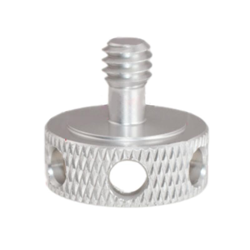 Aluminum Alloy Thumb Screw Camera Tripod Head Adjustment Bolt 1/4inch Interfaces for DSLR and Lighting Equipment
Aluminum Alloy Thumb Screw Camera Tripod Head Adjustment Bolt 1/4inch Interfaces for DSLR and Lighting Equipment