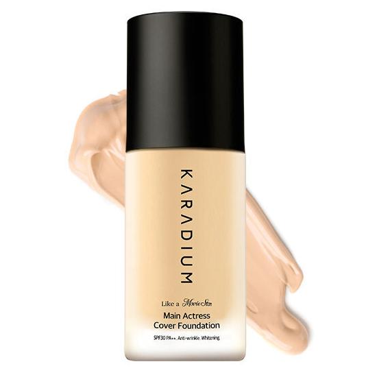 KARADIUM Moviestar Cover Foundation Тональный крем против морщин и отбеливающий SPF30 PA++ (2 Тип)
KARADIUM Moviestar Cover Foundation Тональный крем против морщин и отбеливающий SPF30 PA++ (2 Тип)